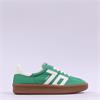 Back 70 Platform Gumsole Retro Trainer - Green
